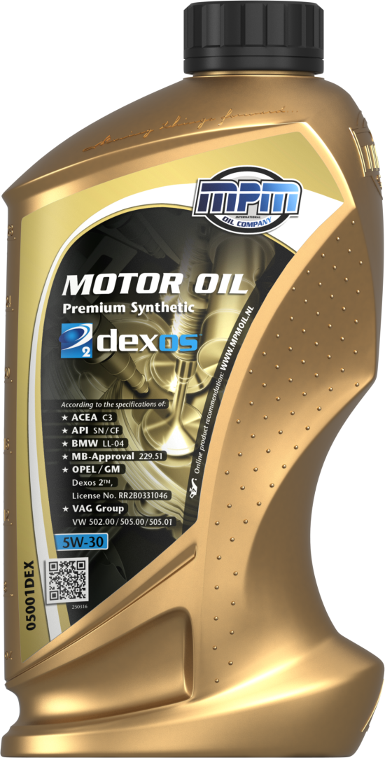 Олива MPM 5W-30 Premium Synthetic GM Dexos II 1л