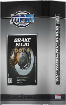 Гальмівна рідина MPM Brake Fluid DOT-4 5 л 20005 фото