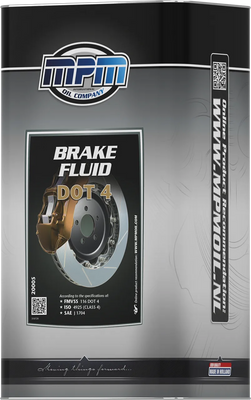 Гальмівна рідина MPM Brake Fluid DOT-4 5 л 20005 фото