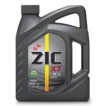 Олива ZIC X7 5W-30 Diesel 6л 172610 фото