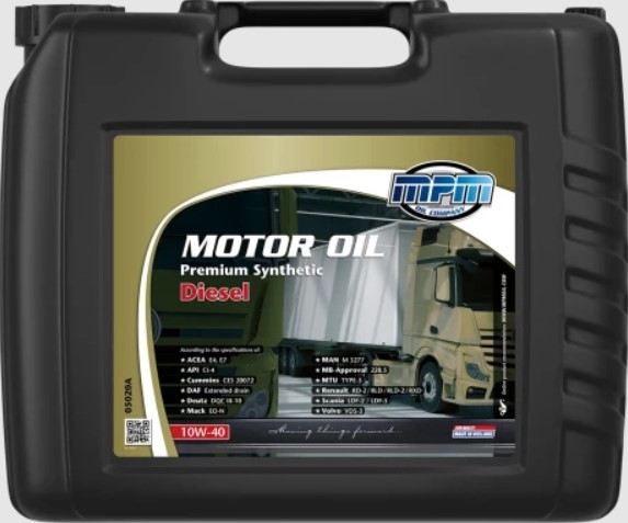 Олива MPM 10W-40 Premium Synthetic Diesel 205 л