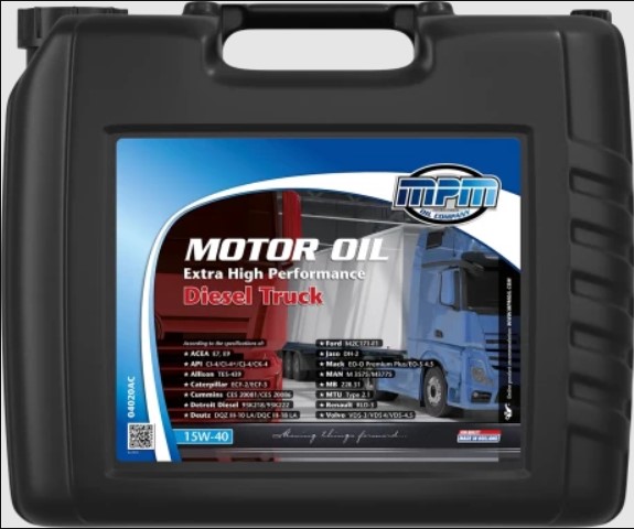 Олива MPM 15W-40 Extra High Performance Diesel Truck 20 л