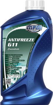 Охолоджуюча рідина MPM Antifreeze G11 Concentrate 1 л 83001A фото