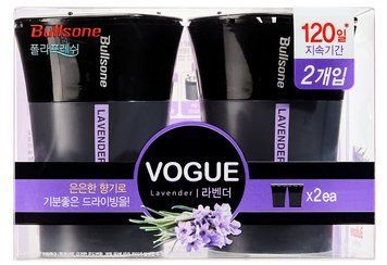 Освіжувач повітря гелевий Bullsone POLA FAMILY VOGUE LAVENDER 100гр 2шт FLLG-10921-900-2S фото