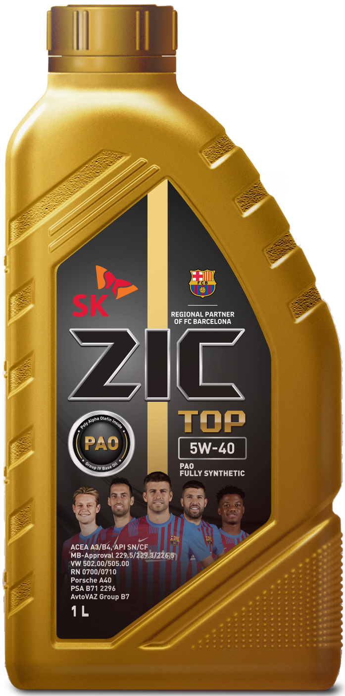 Олива ZIC TOP 5W-40 1л