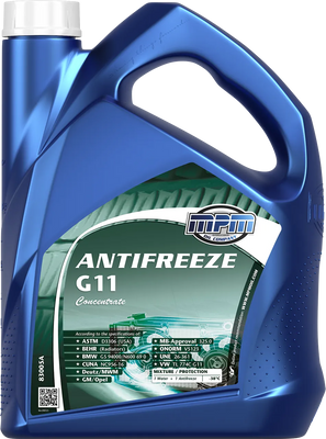 Охолоджуюча рідина MPM Antifreeze G11 Concentrate 5 л 83005A фото