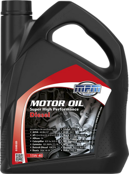 Олива MPM 15W-40 Super HP Diesel 5л. 03005D фото