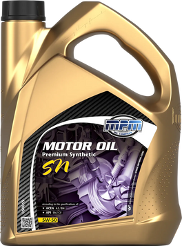 Олива MPM Motor Oil 5W-50 Premium Synthetic SN 5 л. 05005S фото