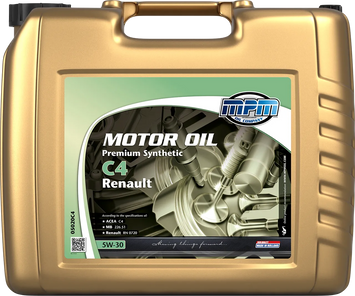 Олива MPM 5W-30 Premium Synthetic C4 Renault 20л 05020C4 фото