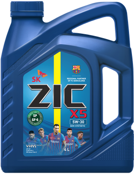 Олива ZIC X5 5W-30 4л 162621 фото