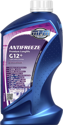 Охолоджуюча рідина MPM Antifreeze Prem.Longlife G12+Concentrate 1л 86001A фото