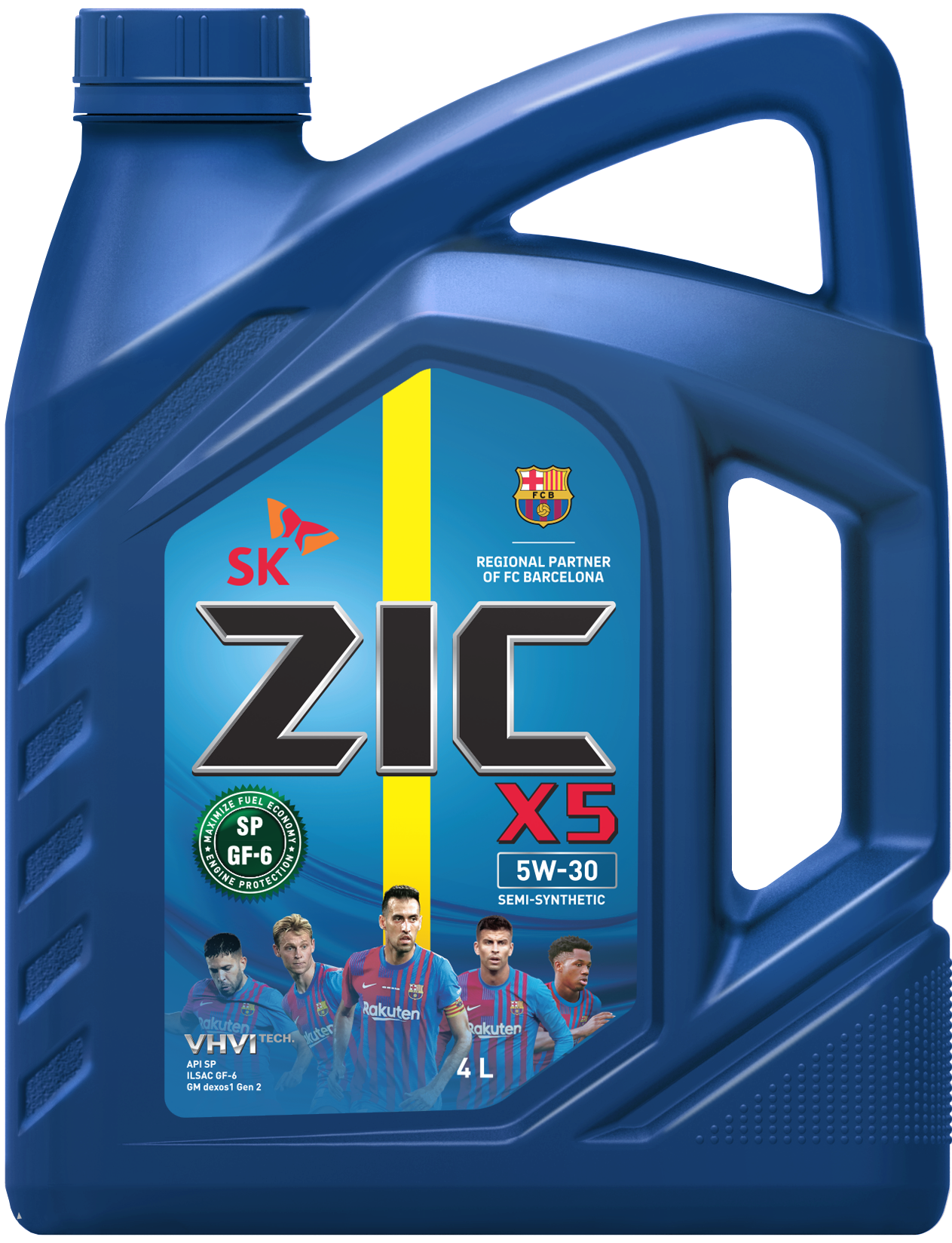 Олива ZIC X5 5W-30 6л