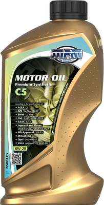 Олива MPM Motor Oil 0W-20 Premium Synthetic C5 1л 05001C5 фото