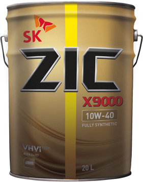 Олива ZIC X9000 10W-40 20л 192603 фото