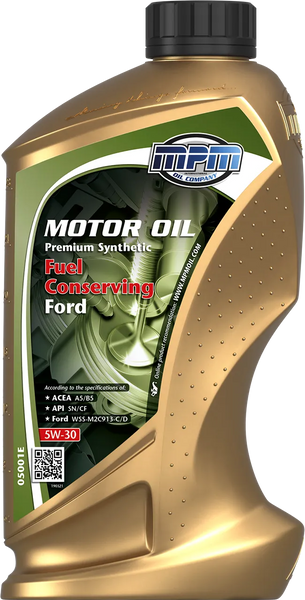 Олива MPM 5W-30 Premium Synthetic Fuel Conserving Ford 1л 05001E фото