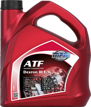 Олива MPM ATF Automatic Transmission Fluid Dexron III-F/G 4 л 16004 фото