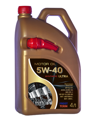 Олива Frostterm Ultra 5W-40 API SL/CF 4 л 05040022 фото