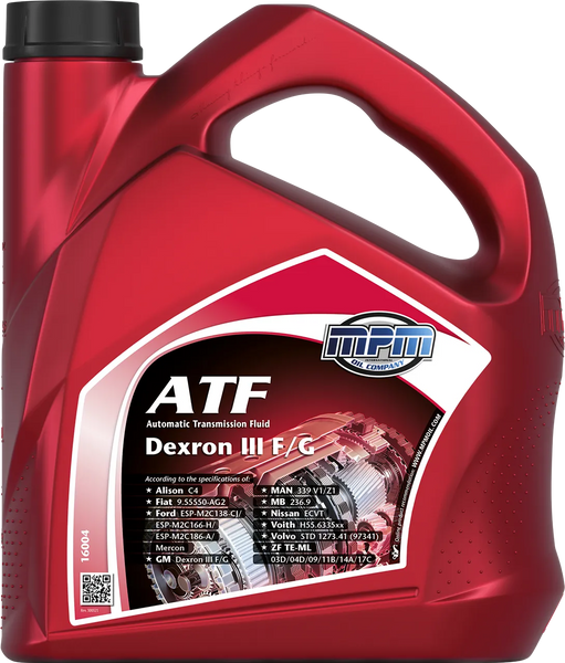 Олива MPM ATF Automatic Transmission Fluid Dexron III-F/G 4 л 16004 фото