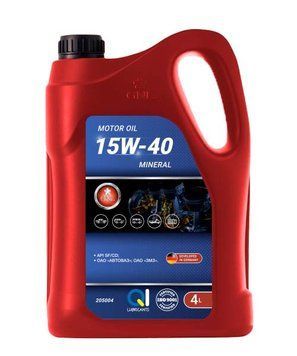 Олива GNL Mineral 15W-40 API SF/CD 4л 245004 фото