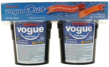 Освіжувач повітря гелевий Bullsone Vogue Duo - Fresh Aqua 130гр x 2шт ACR-235-00009 фото