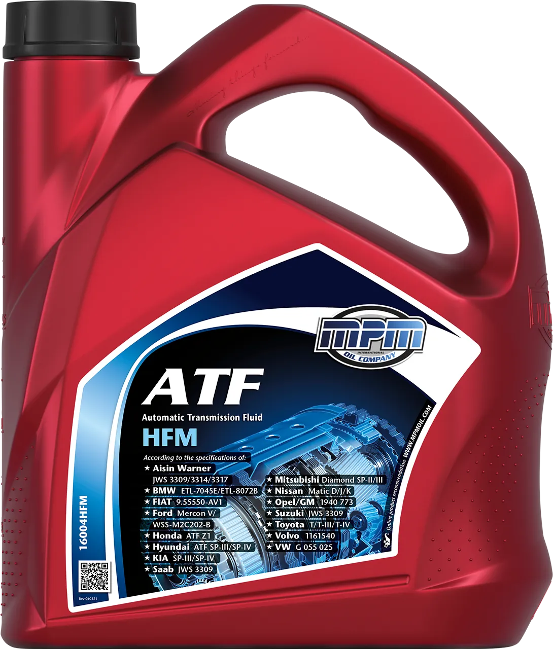 Олива MPM ATF Automatic Transmission Fluid HFM 4л