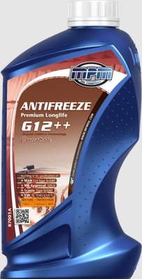 Охолоджуюча рідина MPM Antifreeze Prem.Longlife G12++Concentrate 1л 87001A фото