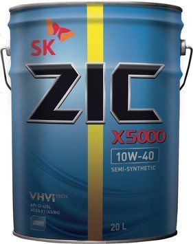Олива ZIC X5000 10W-40 20л 192658 фото