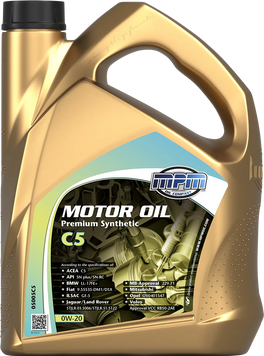 Олива MPM Motor Oil 0W-20 Premium Synthetic C5 5л. 05005C5 фото