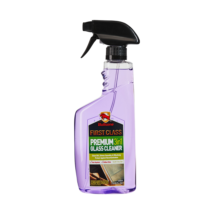 Очищувач скла Bullsone Premium Glass Cleaner 3 in 1 550 мл