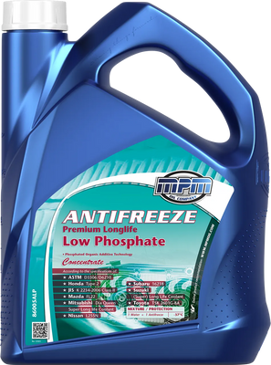 Охолоджуюча рідина MPM Antifreeze low phosphate concentrate 5л 86005ALP фото