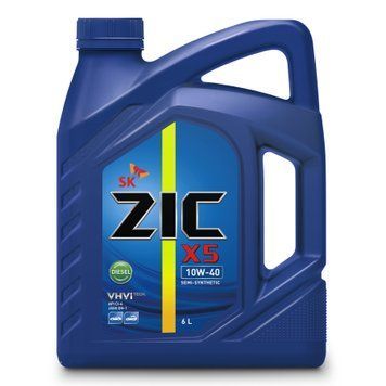 Олива ZIC X5 10W-40 Diesel 6л 172660 фото