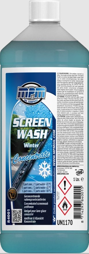 Омивач скла MPM Screenwash Concentrate 1л