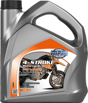 Олива MPM 4-Stroke Motorcycle Oil 10W-40 Semi Synthetic 4л. 54004 фото