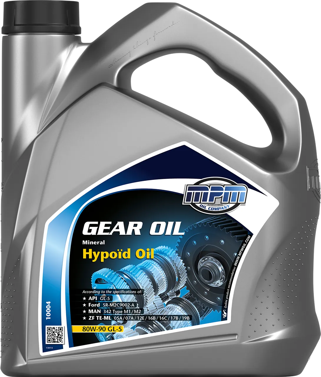 Олива MPM Gearoil 80W-90 GL-5 Mineral Hypoid Oil 4л