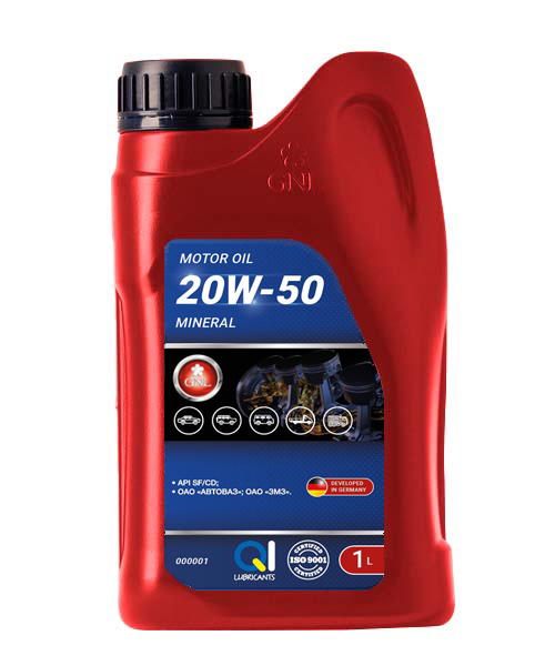 Олива GNL Mineral 20W-50 API SF/CD 1л