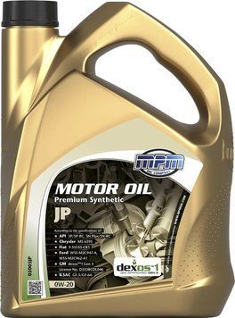 Олива MPM 0W-20 Premium Synthetic JP 5л 05005JP фото