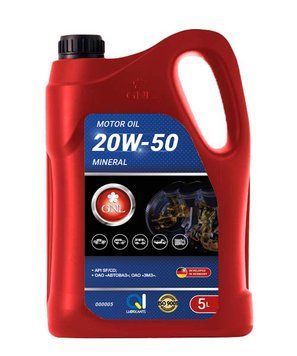 Олива GNL Mineral 20W-50 API SF/CD 5л 247005 фото