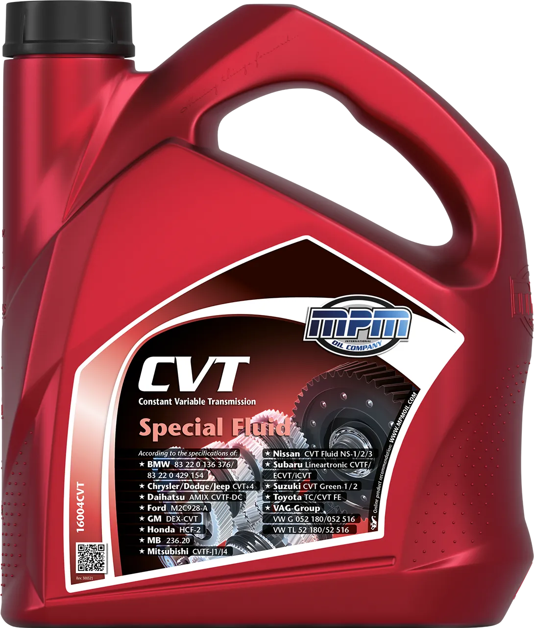 Олива MPM CVT Constant Variable Transmission Special Fluid 4л.