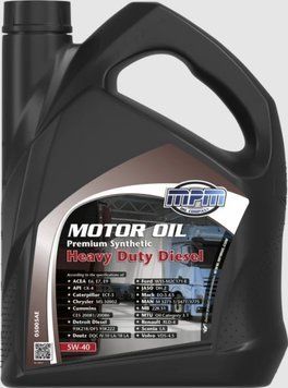 Олива MPM 5W-40 Premium Synthetic Heavy Duty Diesel 5 л 05005AE фото