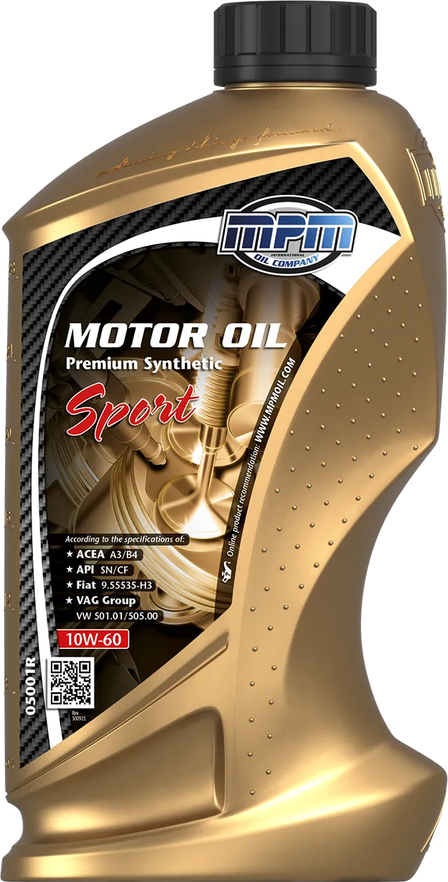 Олива MPM 10W-60 Premium Synthetic Sport1л