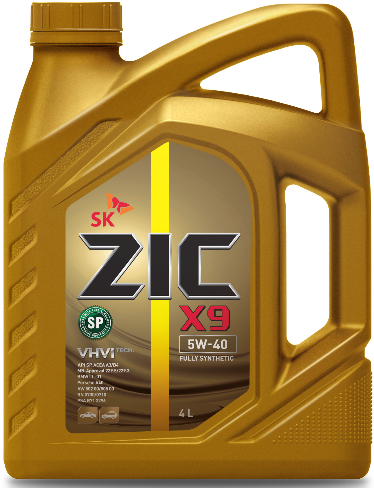 Олива ZIC X9 5W-40 1л