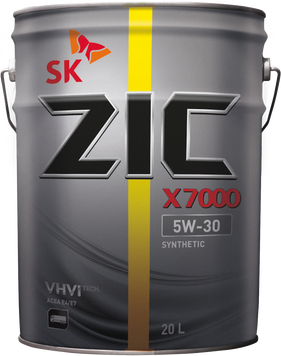 Олива ZIC X7000 5W-30 20л 192605 фото