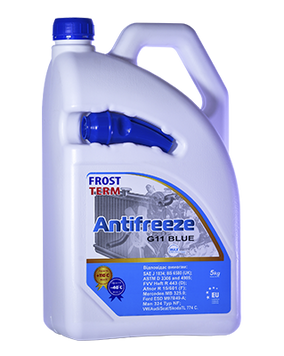 Охолоджуюча рідина FrostTerm Antifreeze G11 blue 5 кг 05110027 фото