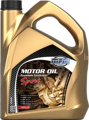 Олива MPM Motor Oil 10W-60 Prem.Synth.Sport 5л. 05005R фото