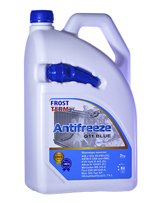 Охолоджуюча рідина FrostTerm Antifreeze G11 blue 5 кг 05110027 фото