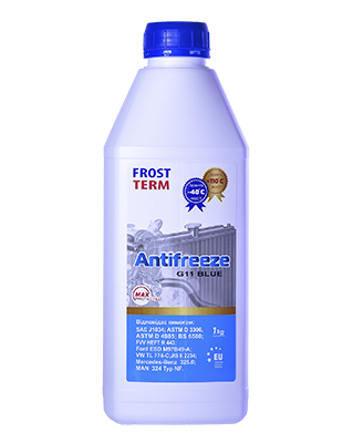 Охолоджуюча рідина FrostTerm Antifreeze G11 blue 1кг