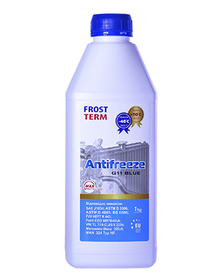 Охолоджуюча рідина FrostTerm Antifreeze G11 blue 1кг 05110021 фото