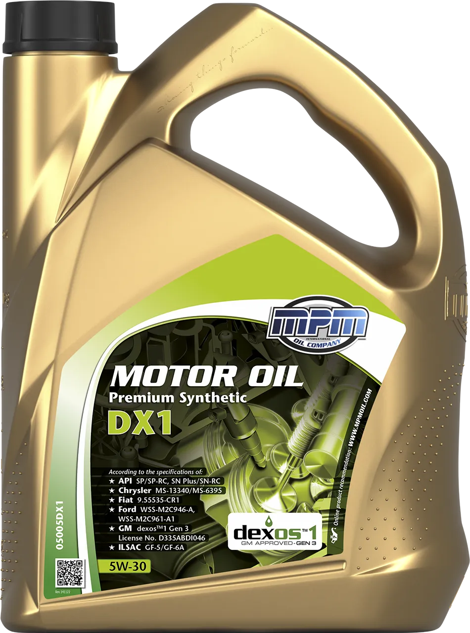 Олива MPM 5W-30 Premium Synthetic DX1 5л.
