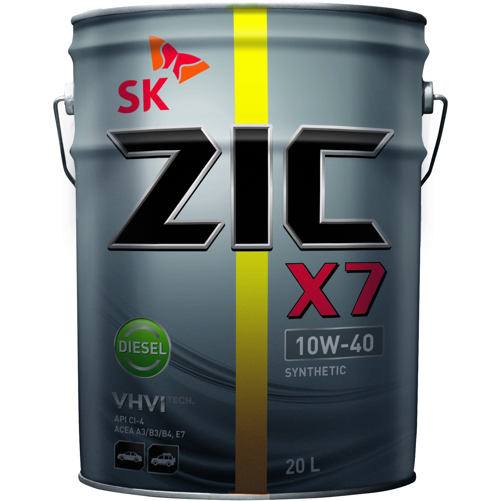 Олива ZIC X7 10W-40 Diesel 6л