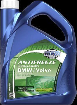 Охолоджуюча рідина MPM Antifreeze Prem.Longlife BMW/VOLVO concentrate 5л 87005ABV фото